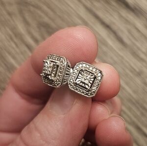Vintage Sterling Silver Studs